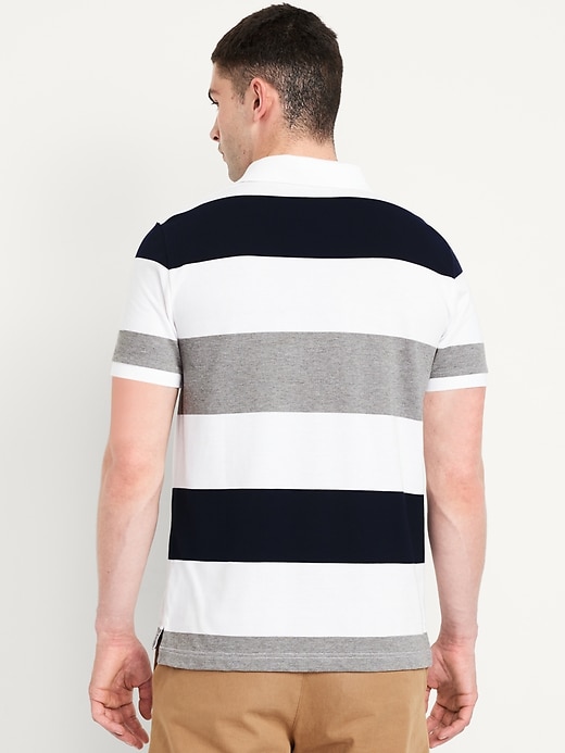 Image number 8 showing, Classic Fit Striped Pique Polo