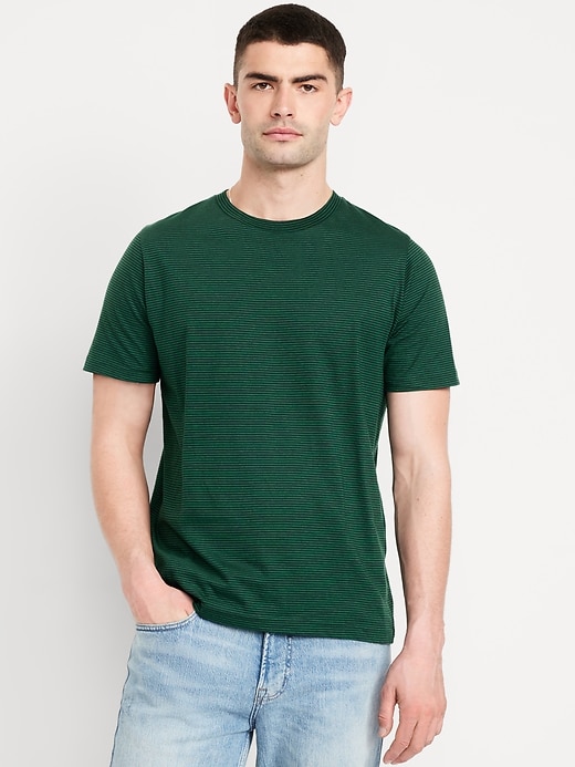 Image number 1 showing, Crew-Neck Striped T-Shirt