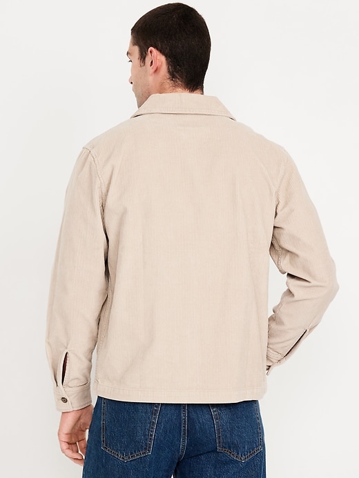 Image number 2 showing, Loose Fit Corduroy Zip Shirt