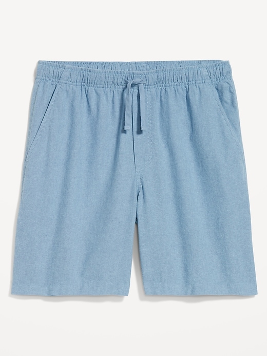 Image number 3 showing, Linen-Blend Jogger Shorts -- 7-inch inseam