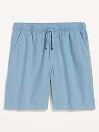 Image number 3 showing, Linen-Blend Jogger Shorts -- 7-inch inseam
