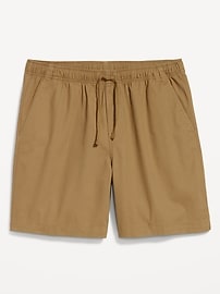 View large product image 3 of 3. Twill Jogger Shorts -- 7-inch inseam