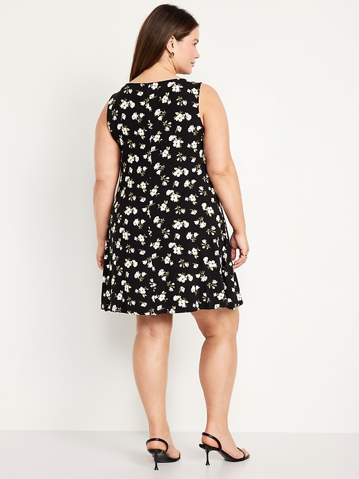 Image number 7 showing, Sleeveless Mini Swing Dress