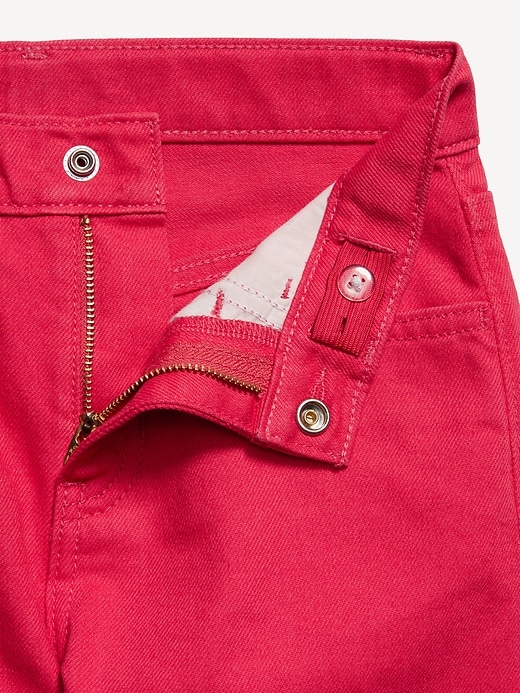 Image number 5 showing, High-Waisted Baggy Wide-Leg Jeans for Girls