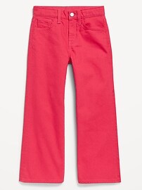 View large product image 4 of 5. High-Waisted Baggy Wide-Leg Jeans for Girls