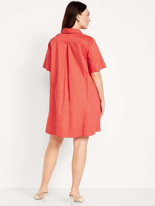 Image number 5 showing, Mini Swing Shirt Dress