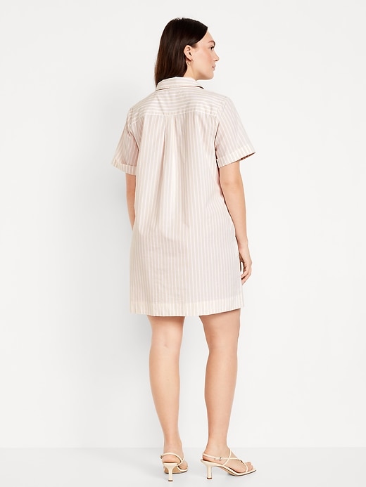 Image number 5 showing, Striped Mini Shirt Dress