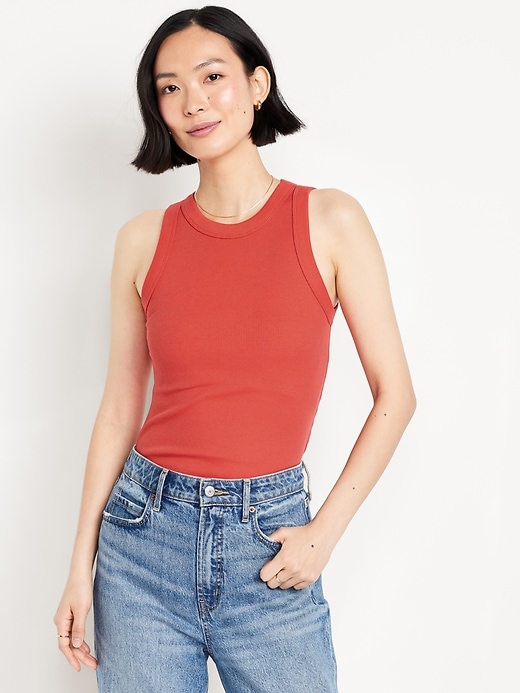 Image number 1 showing, Snug Crop Tank Top