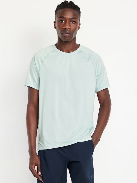 T-shirt Performance étroit à fentes - Écume De Mer