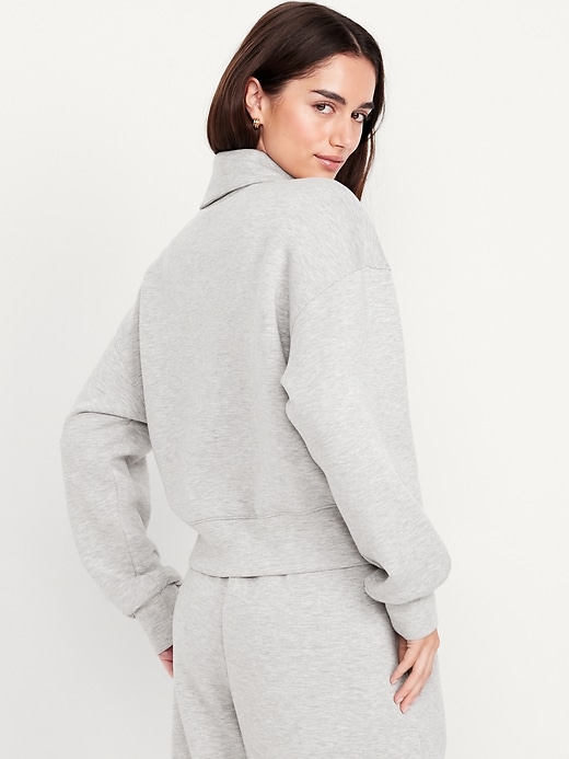 Image number 2 showing, Half-Zip Bounce Fleece Pullover