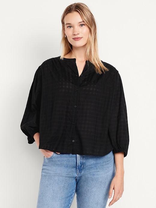 Image number 5 showing, Button-Down Lightweight Dobby Shirt