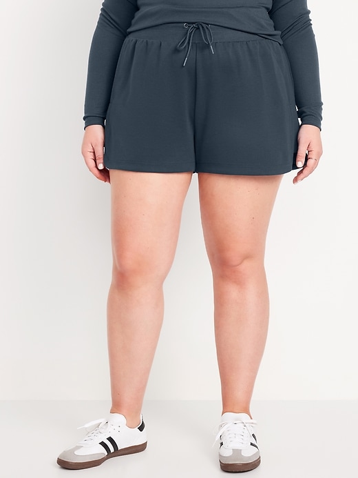 Image number 6 showing, Extra High-Waisted Dynamic Fleece Shorts