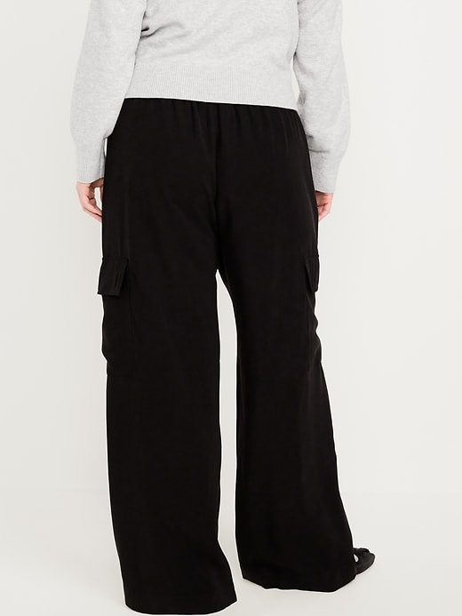 Image number 6 showing, Drapey Cargo Super Wide-Leg Pants