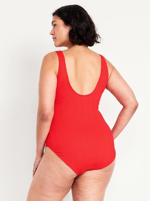 Image number 8 showing, Ribbed One-Piece Swimsuit