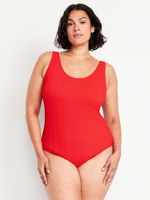 Image number 7 showing, Ribbed One-Piece Swimsuit