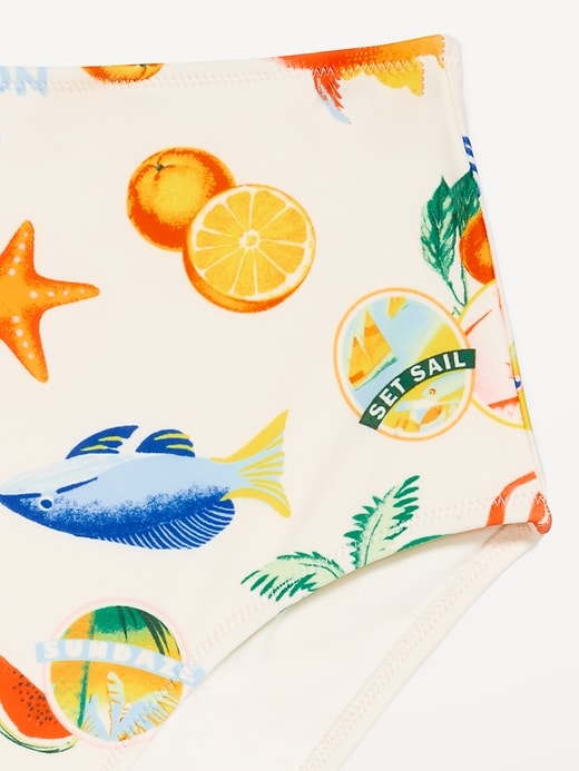 Image number 9 showing, Matte High-Waisted Bikini Swim Bottoms