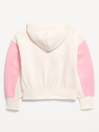 View large product image 3 of 3. Vintage Oversized Color-Block Pullover Hoodie for Girls