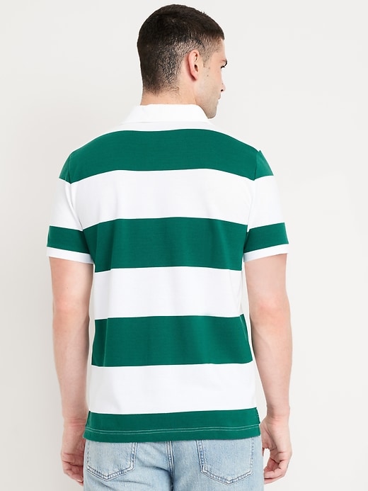 Image number 5 showing, Classic Fit Striped Pique Polo