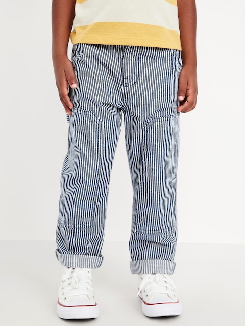 Printed Utility Carpenter Pants for Toddler Boys