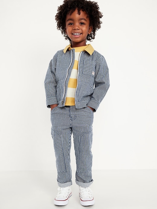 View large product image 2 of 3. Printed Utility Carpenter Pants for Toddler Boys