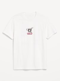 L'image numéro 1 présente T-shirt ras du cou à imprimé
