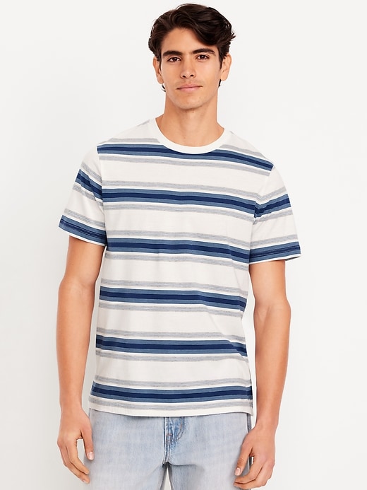 Image number 1 showing, Crew-Neck Striped T-Shirt