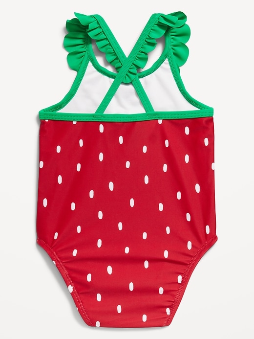 View large product image 2 of 2. Ruffled One-Piece Swimsuit for Baby