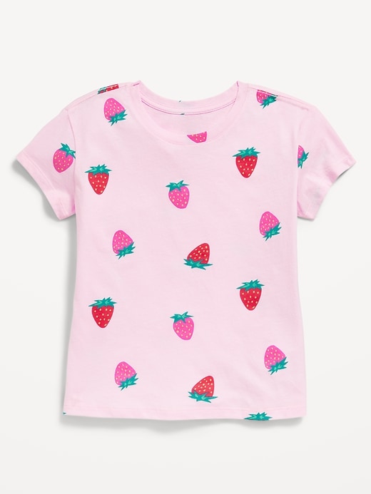 View large product image 1 of 3. Softest Short-Sleeve Printed T-Shirt for Girls