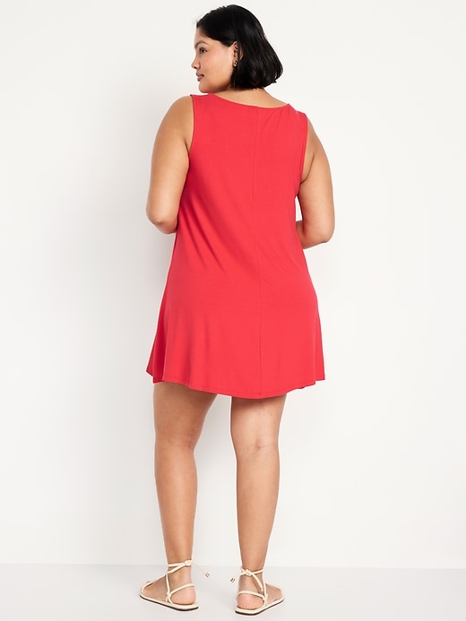 Image number 7 showing, Sleeveless Mini Swing Dress