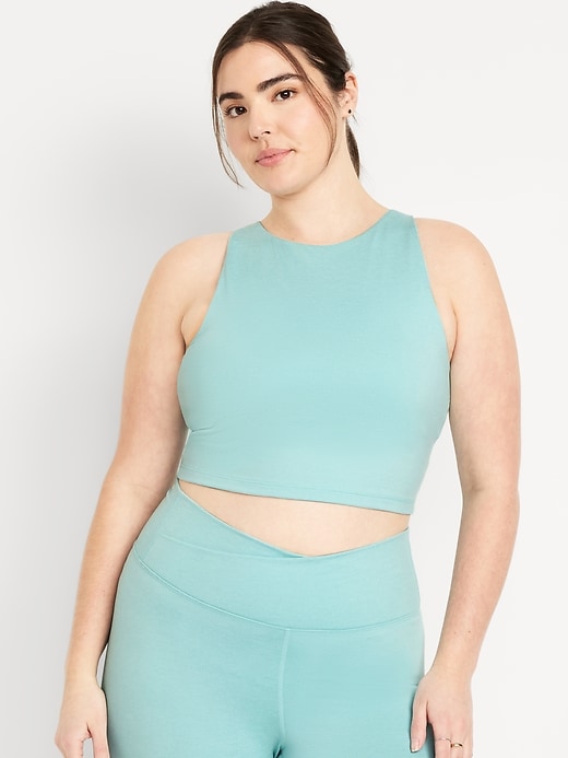 Image number 5 showing, CloudComfy High-Neck Longline Sports Bra