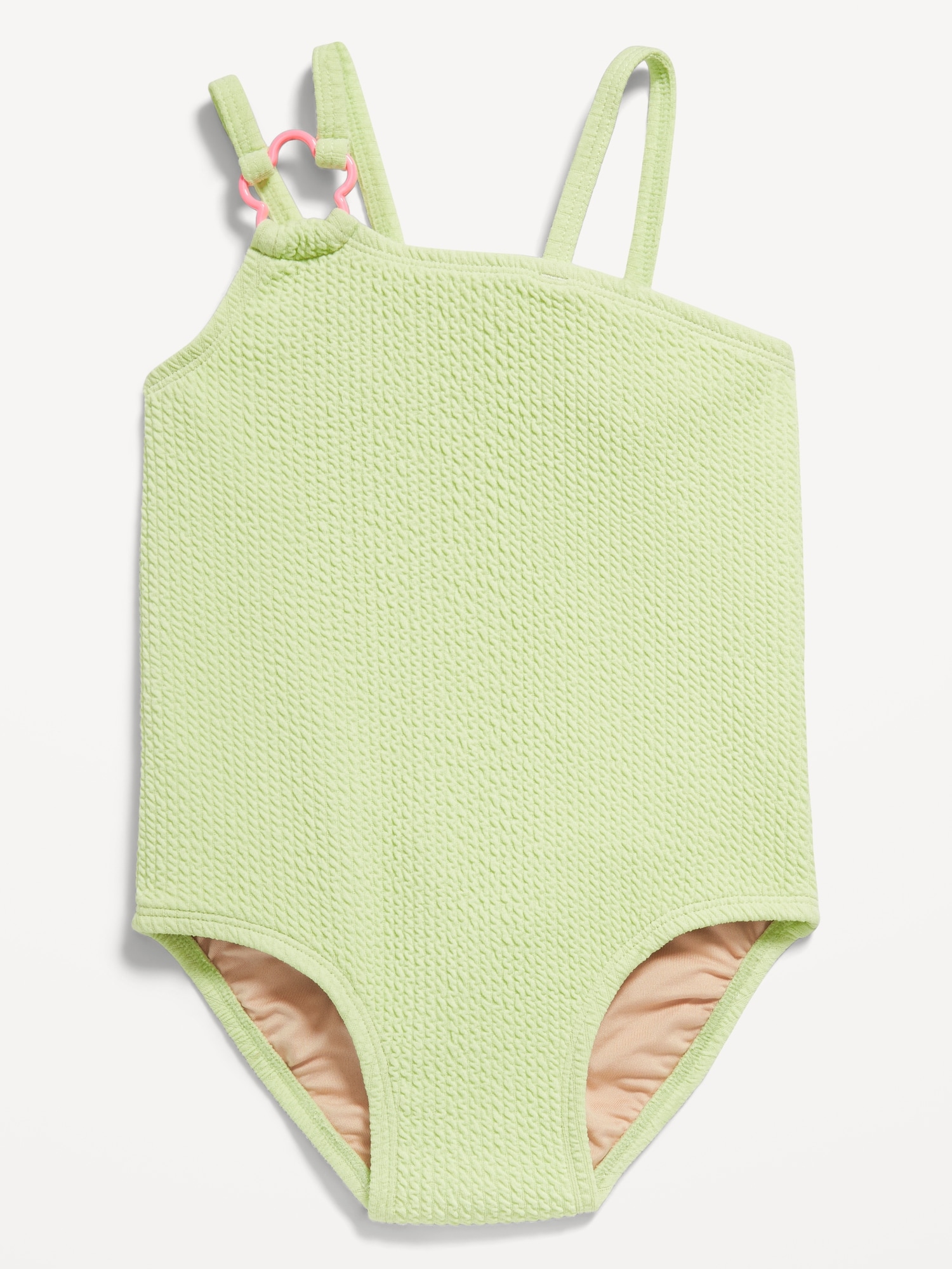 Textured Asymmetric One-Piece Swimsuit for Toddler & Baby