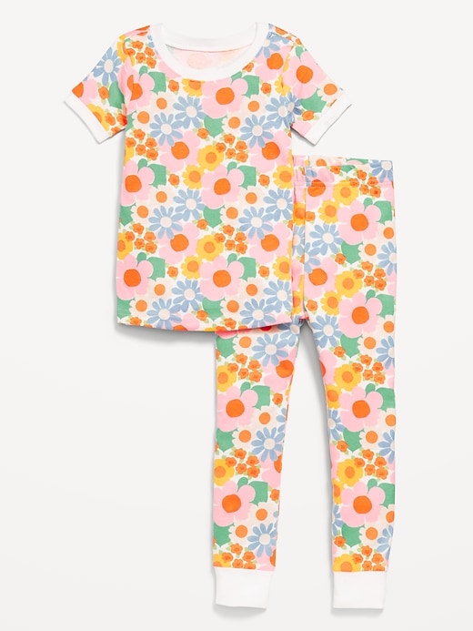 View large product image 1 of 2. Snug-Fit Printed Pajama Set for Toddler & Baby