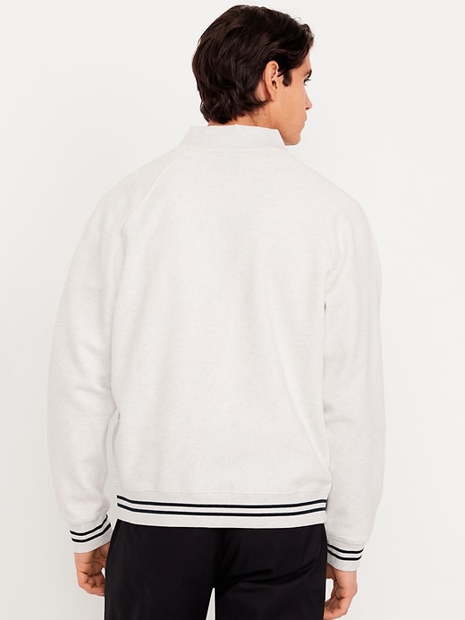 Image number 2 showing, Varsity Fleece Bomber Jacket