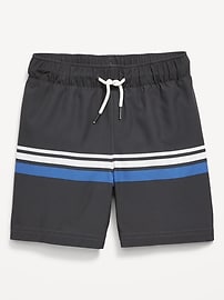 Image number 1 showing, Printed Swim Trunks for Toddler Boys