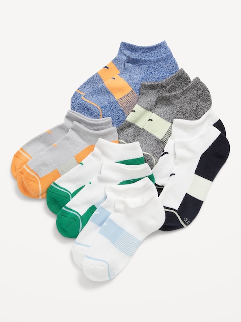 Ankle Go-Dry Performance Socks 6-Pack for Boys