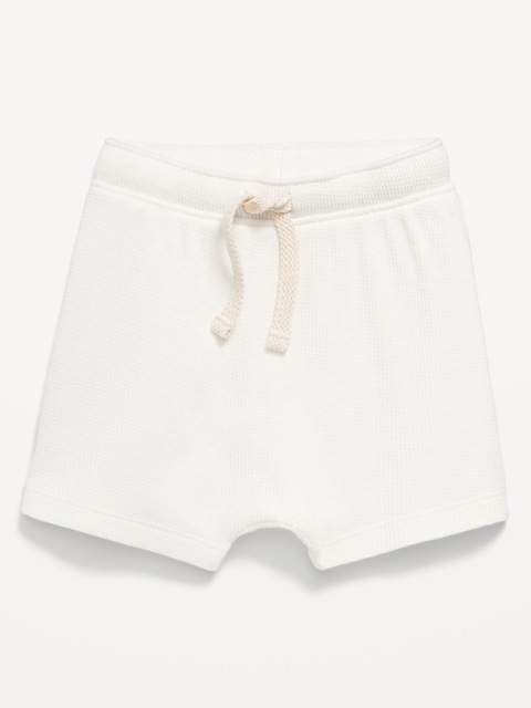 Waffle-Knit Pull-On Shorts for Baby