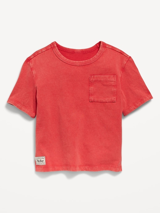 View large product image 1 of 1. Oversized Short-Sleeve Pocket T-Shirt for Toddler Boys