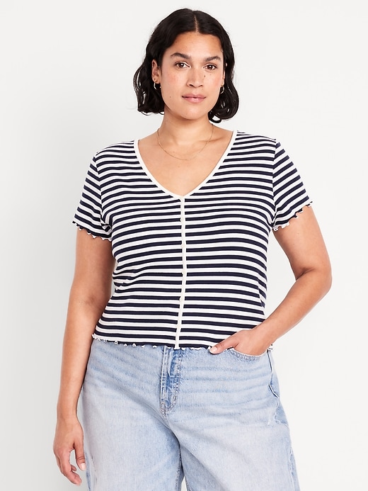 Image number 7 showing, Striped Button-Down Top