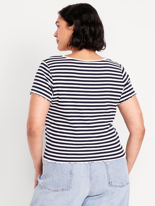 Image number 8 showing, Striped Button-Down Top