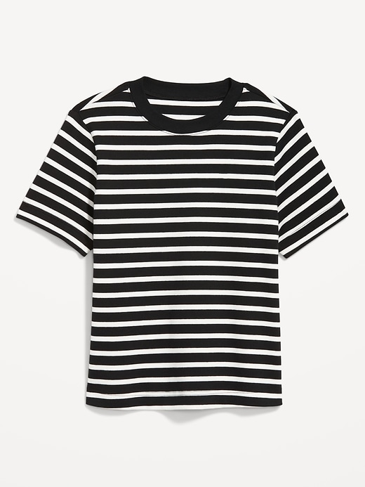 Image number 4 showing, Heavyweight Striped Crew-Neck T-Shirt