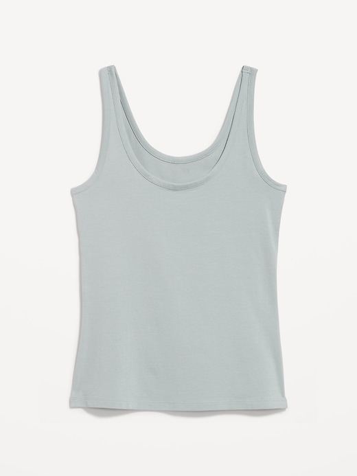 Image number 4 showing, First-Layer Scoop-Neck Tank Top