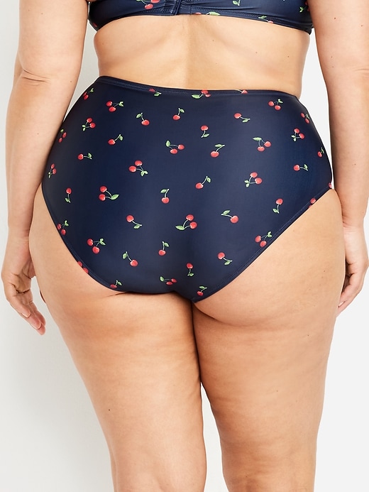 Image number 8 showing, Matte High-Waisted Bikini Swim Bottoms