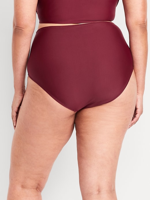 Image number 8 showing, Matte High-Waisted Bikini Swim Bottoms