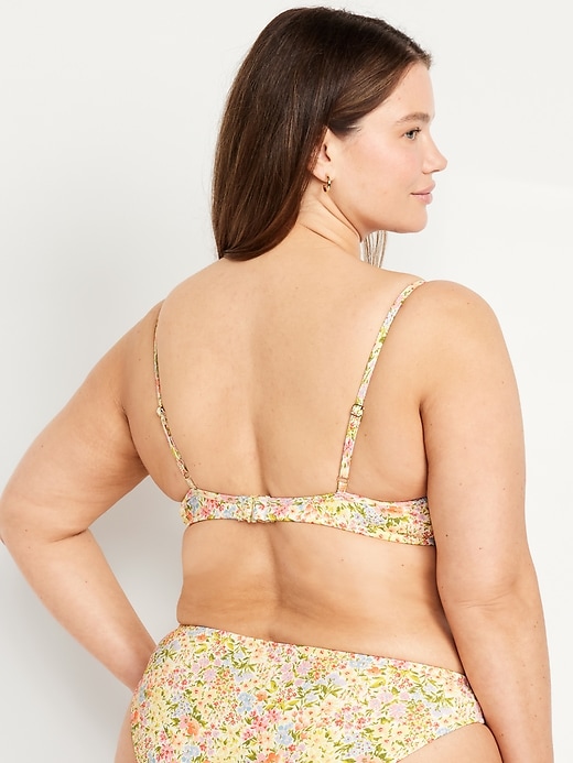 Image number 8 showing, Textured Underwire Balconette Swim Top