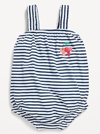 Image number 2 showing, Printed Sleeveless One-Piece Romper for Baby