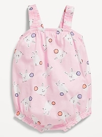 Image number 2 showing, Printed Sleeveless One-Piece Romper for Baby