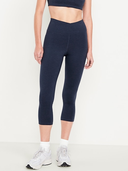 Image number 1 showing, Extra High-Waisted CloudComfy Crop Leggings