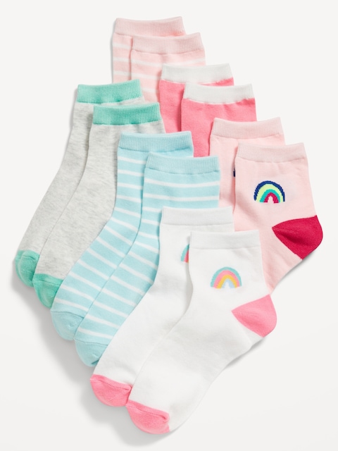 Socquettes pour fille (paquet de 6 paires)