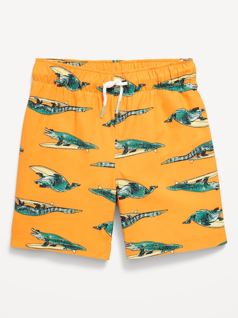 Printed Swim Trunks for Toddler Boys