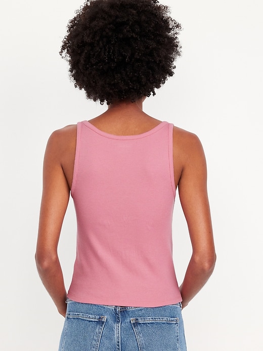 Image number 2 showing, Ribbed Crop Tank Top